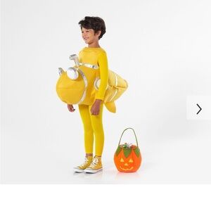 Pottery Barn kids Yellow Submarine costume S/M